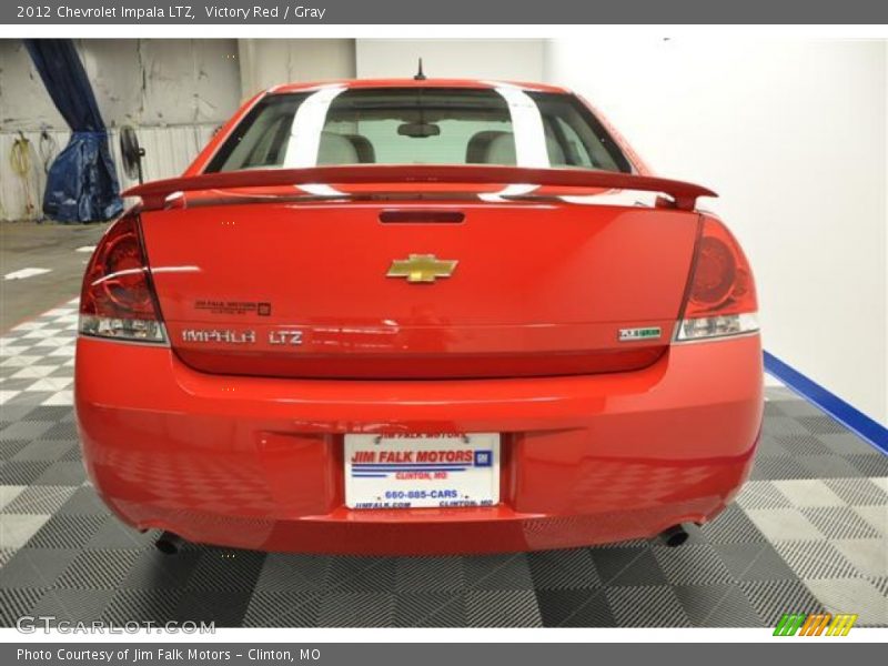 Victory Red / Gray 2012 Chevrolet Impala LTZ