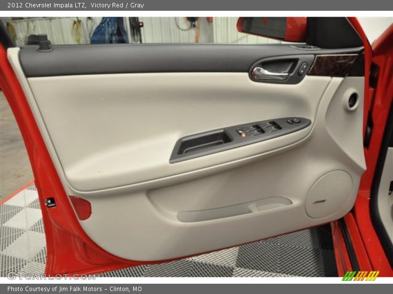 Victory Red / Gray 2012 Chevrolet Impala LTZ