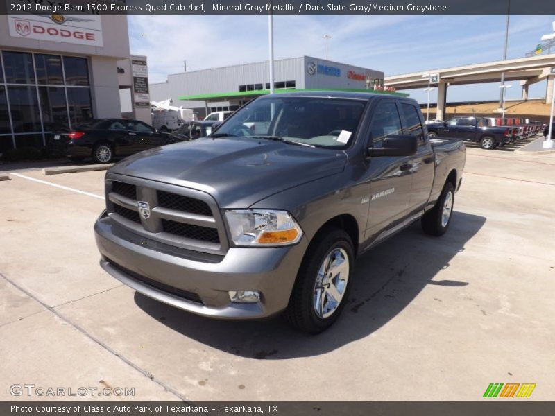 Mineral Gray Metallic / Dark Slate Gray/Medium Graystone 2012 Dodge Ram 1500 Express Quad Cab 4x4