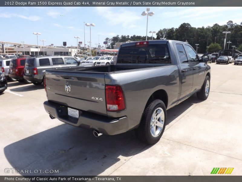 Mineral Gray Metallic / Dark Slate Gray/Medium Graystone 2012 Dodge Ram 1500 Express Quad Cab 4x4