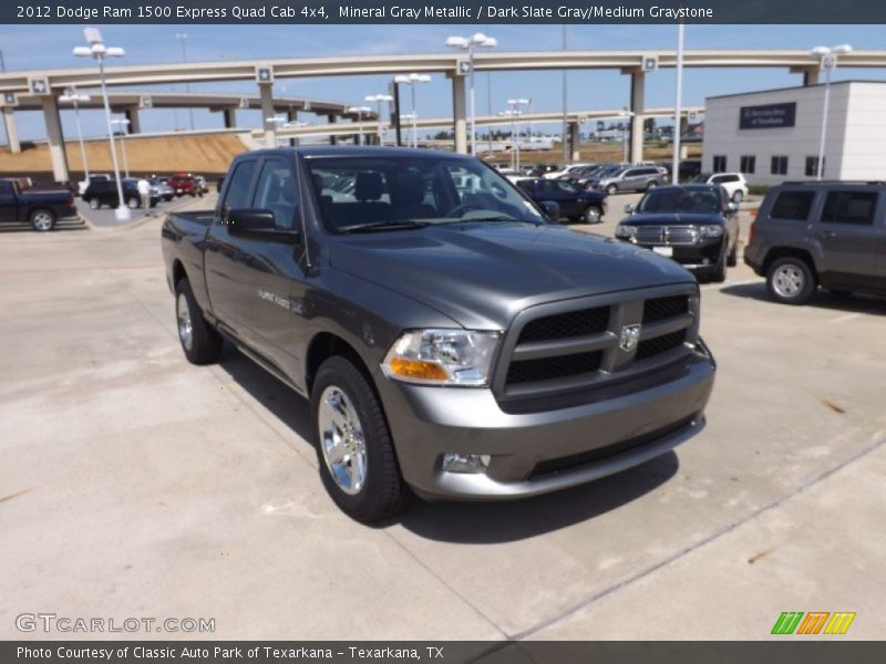 Mineral Gray Metallic / Dark Slate Gray/Medium Graystone 2012 Dodge Ram 1500 Express Quad Cab 4x4