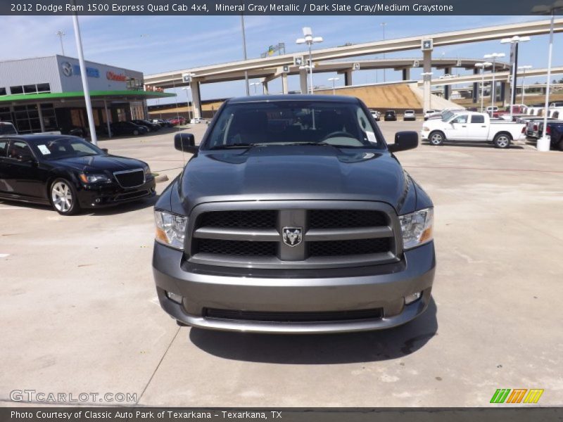 Mineral Gray Metallic / Dark Slate Gray/Medium Graystone 2012 Dodge Ram 1500 Express Quad Cab 4x4