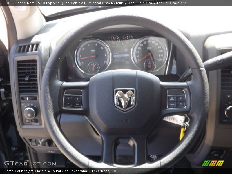 Mineral Gray Metallic / Dark Slate Gray/Medium Graystone 2012 Dodge Ram 1500 Express Quad Cab 4x4