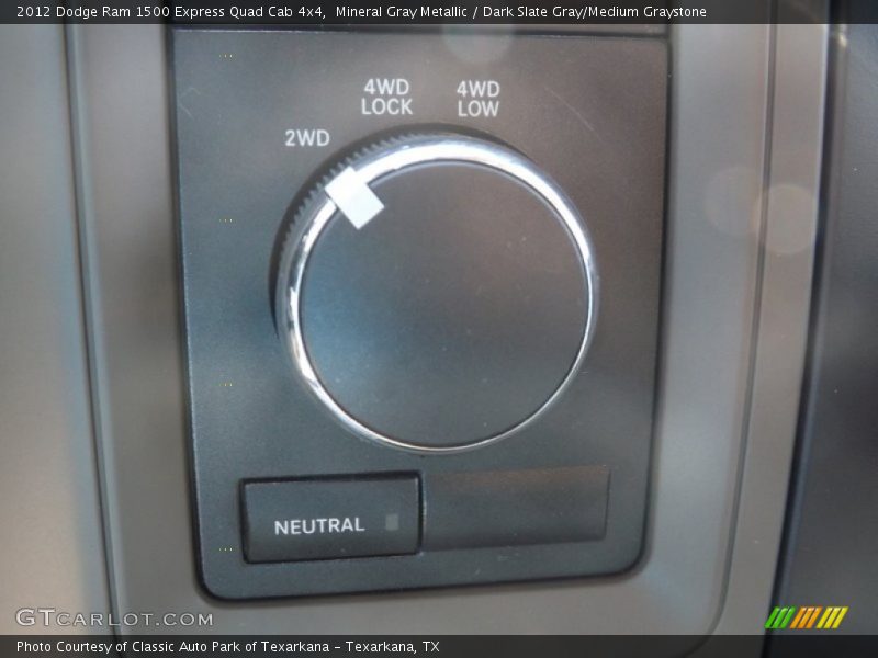 Mineral Gray Metallic / Dark Slate Gray/Medium Graystone 2012 Dodge Ram 1500 Express Quad Cab 4x4