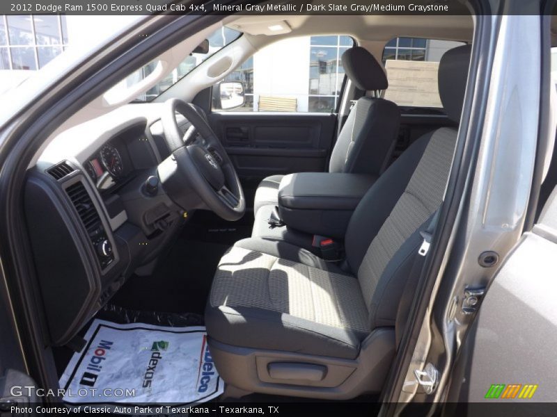 Mineral Gray Metallic / Dark Slate Gray/Medium Graystone 2012 Dodge Ram 1500 Express Quad Cab 4x4