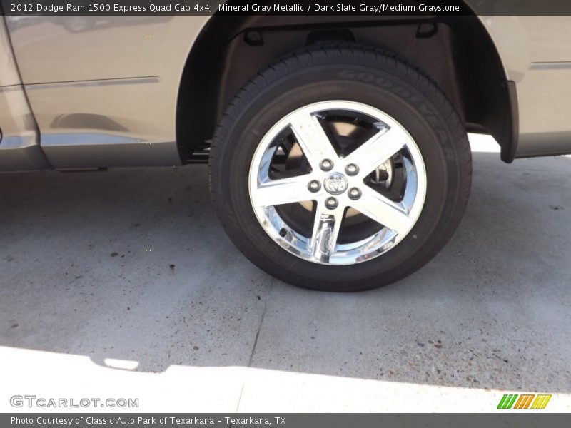 Mineral Gray Metallic / Dark Slate Gray/Medium Graystone 2012 Dodge Ram 1500 Express Quad Cab 4x4