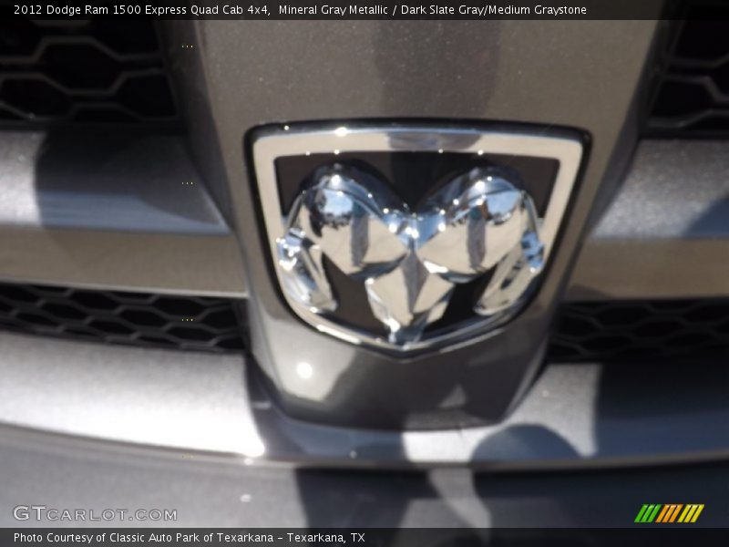 Mineral Gray Metallic / Dark Slate Gray/Medium Graystone 2012 Dodge Ram 1500 Express Quad Cab 4x4