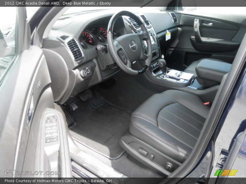 Deep Blue Metallic / Ebony 2012 GMC Acadia Denali AWD