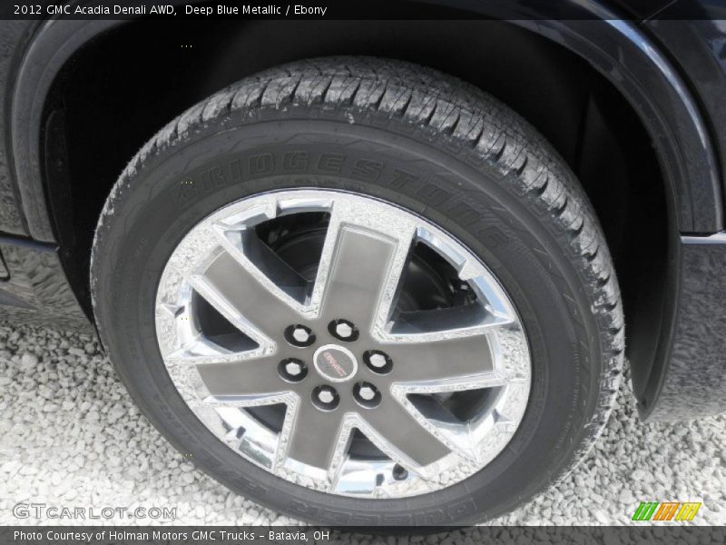 Deep Blue Metallic / Ebony 2012 GMC Acadia Denali AWD