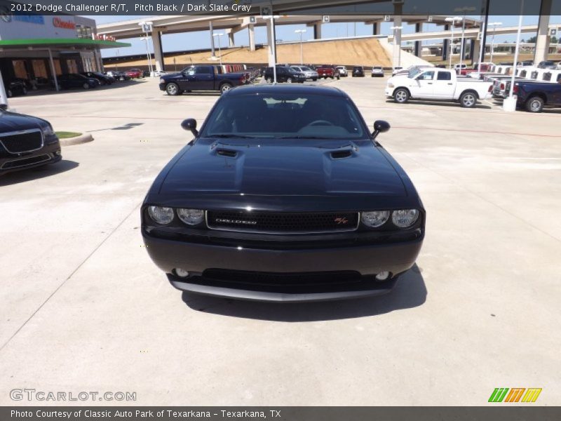Pitch Black / Dark Slate Gray 2012 Dodge Challenger R/T