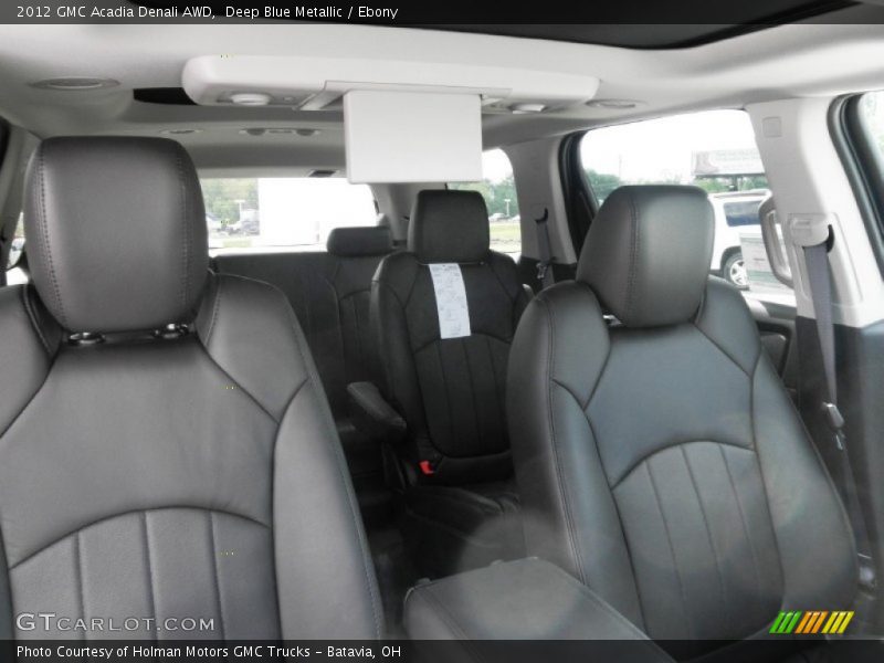 Deep Blue Metallic / Ebony 2012 GMC Acadia Denali AWD