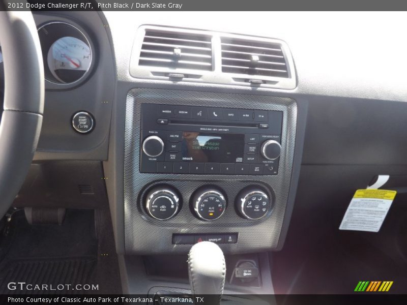 Pitch Black / Dark Slate Gray 2012 Dodge Challenger R/T