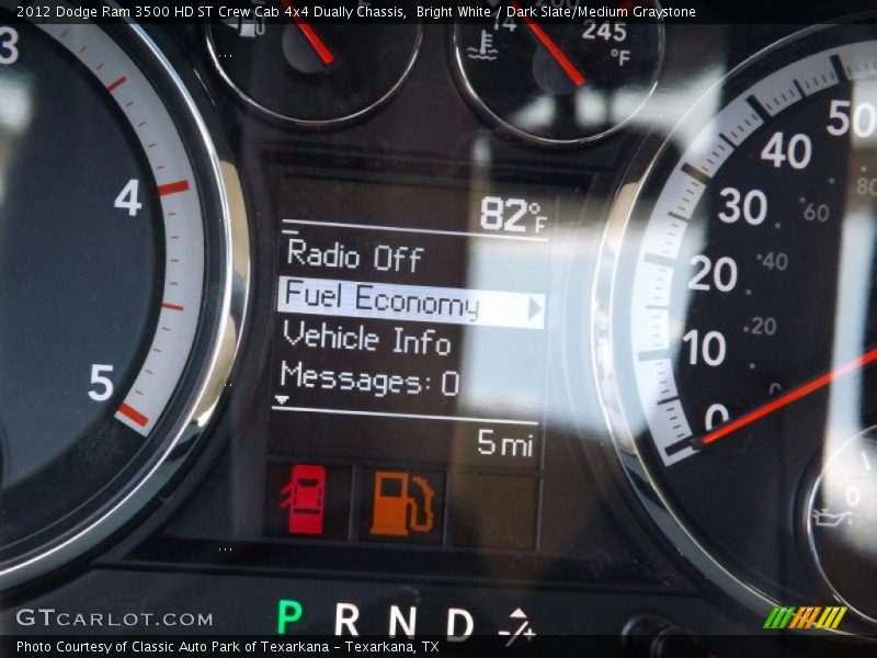 Bright White / Dark Slate/Medium Graystone 2012 Dodge Ram 3500 HD ST Crew Cab 4x4 Dually Chassis