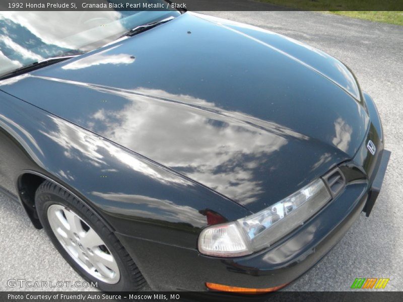 Granada Black Pearl Metallic / Black 1992 Honda Prelude Si