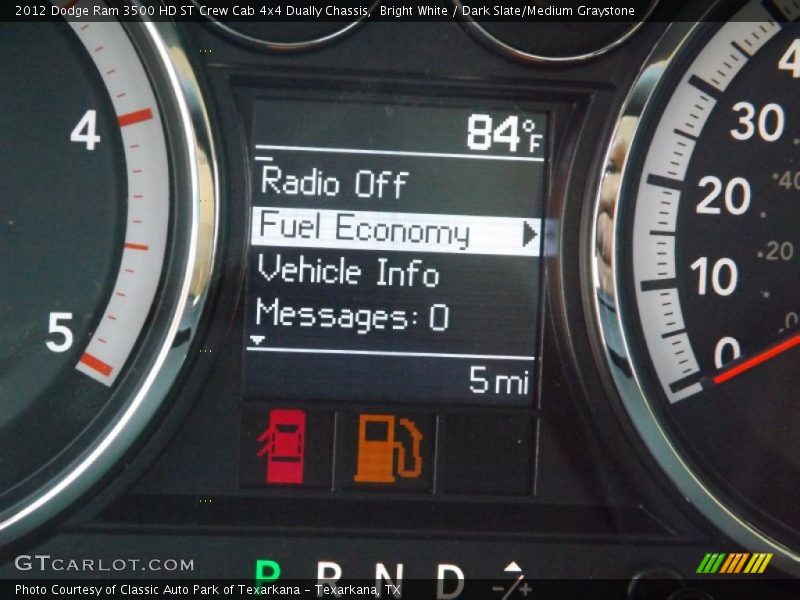 Bright White / Dark Slate/Medium Graystone 2012 Dodge Ram 3500 HD ST Crew Cab 4x4 Dually Chassis