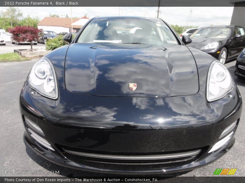 Black / Black 2012 Porsche Panamera 4