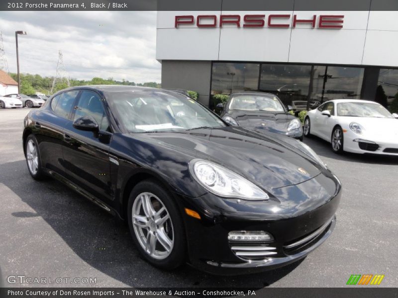 Black / Black 2012 Porsche Panamera 4