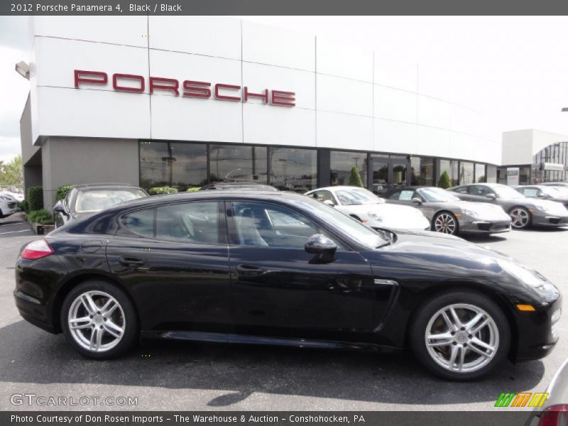 Black / Black 2012 Porsche Panamera 4