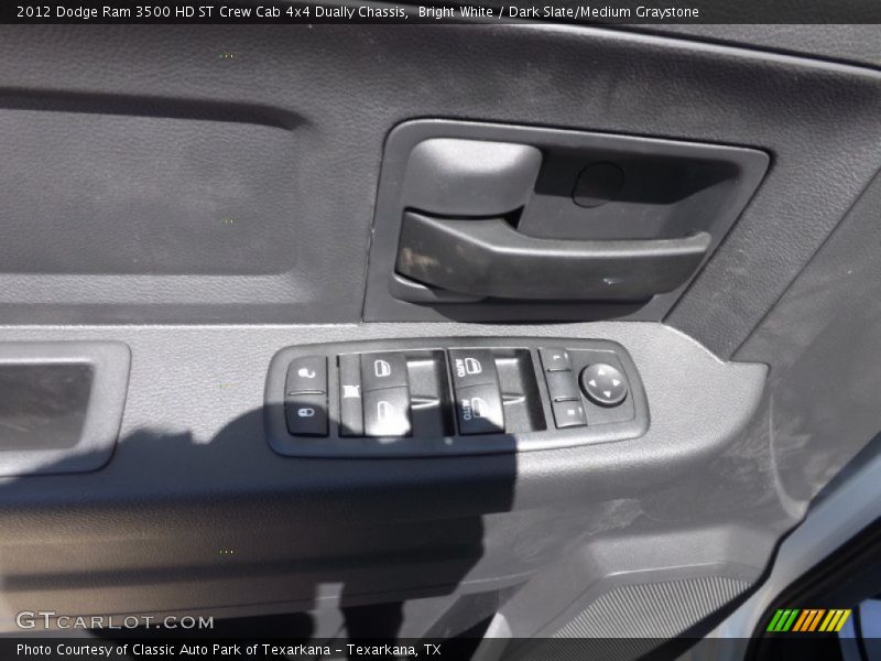 Bright White / Dark Slate/Medium Graystone 2012 Dodge Ram 3500 HD ST Crew Cab 4x4 Dually Chassis