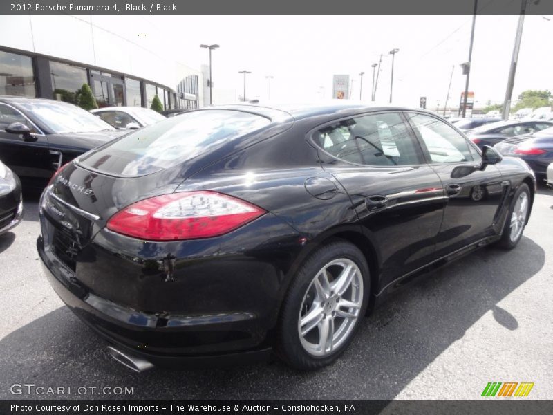 Black / Black 2012 Porsche Panamera 4