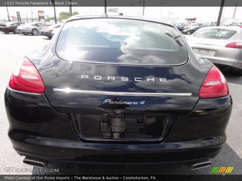 Black / Black 2012 Porsche Panamera 4