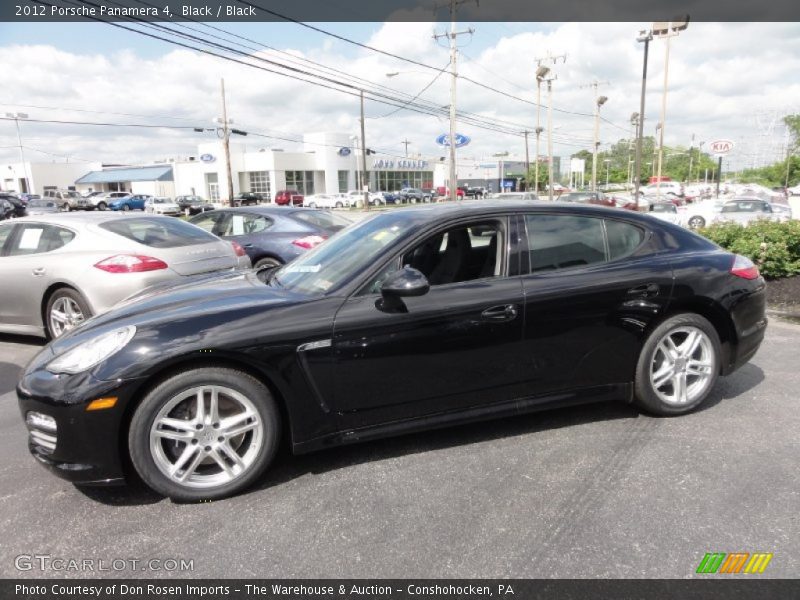 Black / Black 2012 Porsche Panamera 4