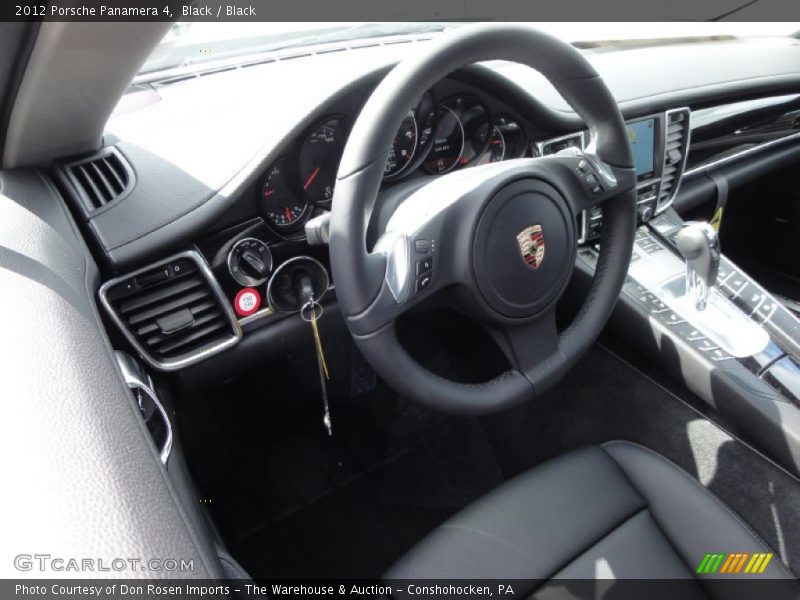 Black / Black 2012 Porsche Panamera 4
