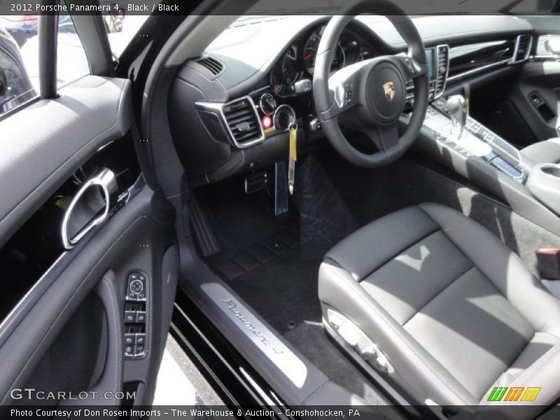 Black / Black 2012 Porsche Panamera 4