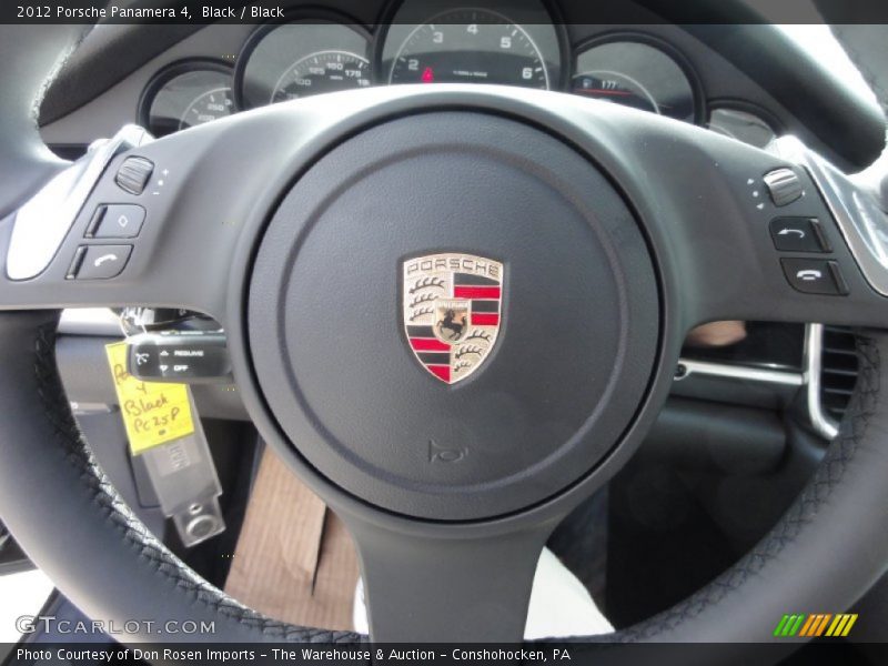 Black / Black 2012 Porsche Panamera 4