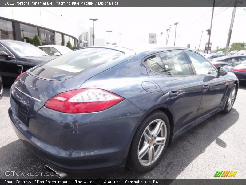 Yachting Blue Metallic / Luxor Beige 2012 Porsche Panamera 4