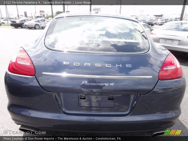Yachting Blue Metallic / Luxor Beige 2012 Porsche Panamera 4