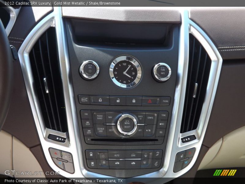 Gold Mist Metallic / Shale/Brownstone 2012 Cadillac SRX Luxury
