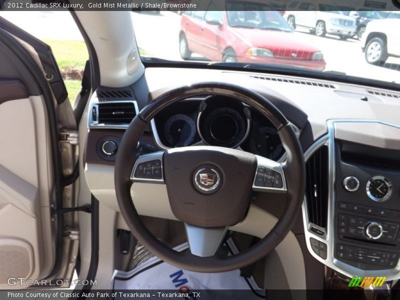Gold Mist Metallic / Shale/Brownstone 2012 Cadillac SRX Luxury