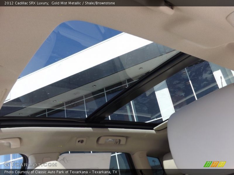 Gold Mist Metallic / Shale/Brownstone 2012 Cadillac SRX Luxury