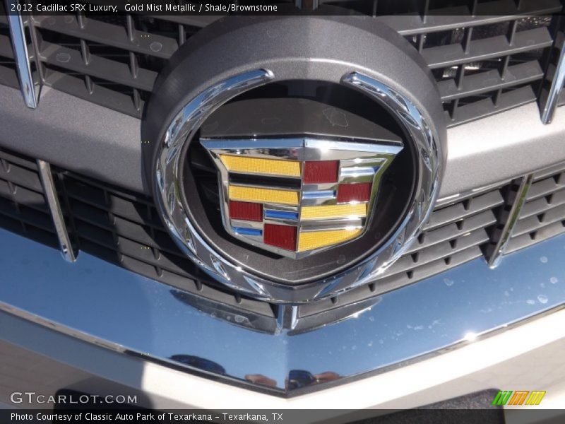 Gold Mist Metallic / Shale/Brownstone 2012 Cadillac SRX Luxury