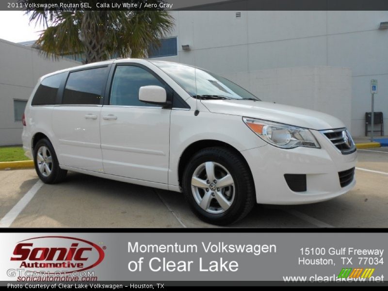 Calla Lily White / Aero Gray 2011 Volkswagen Routan SEL