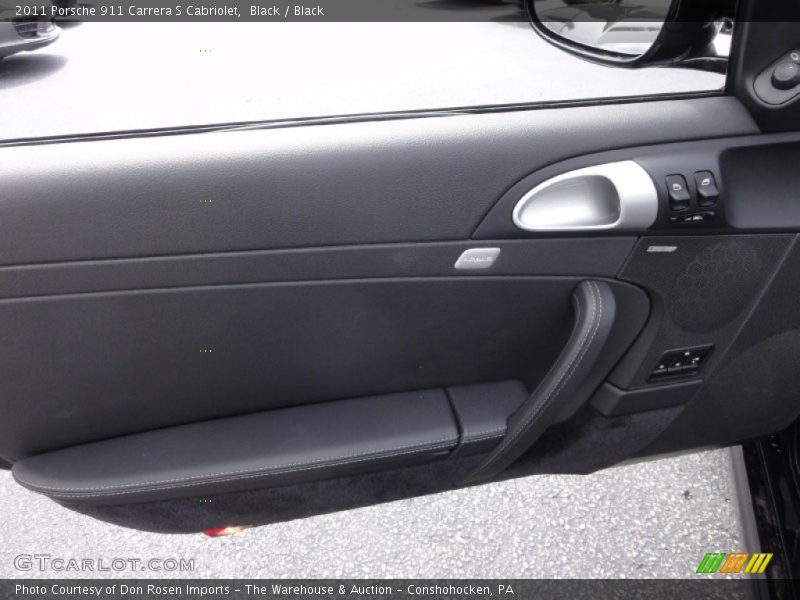 Black / Black 2011 Porsche 911 Carrera S Cabriolet