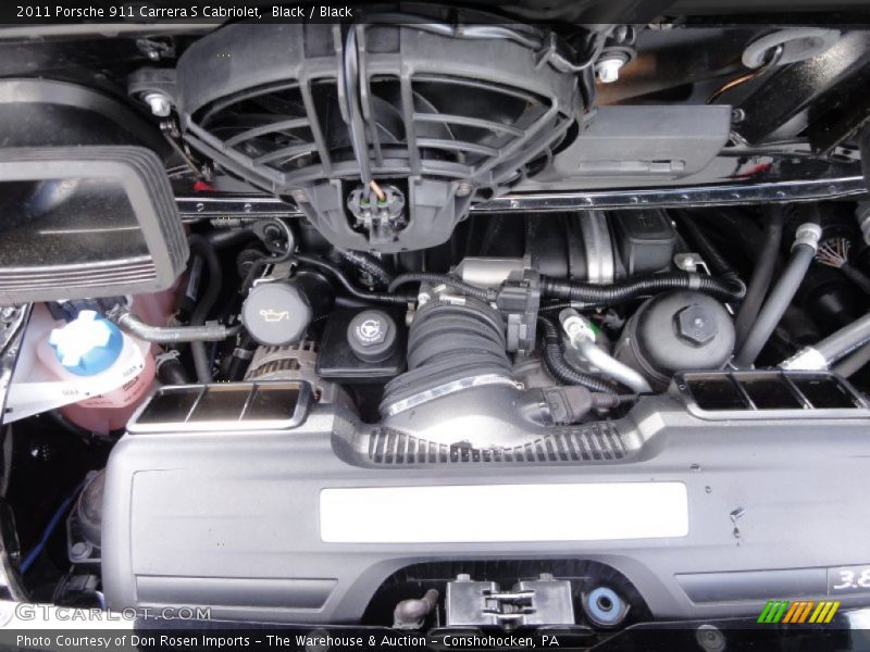 Black / Black 2011 Porsche 911 Carrera S Cabriolet