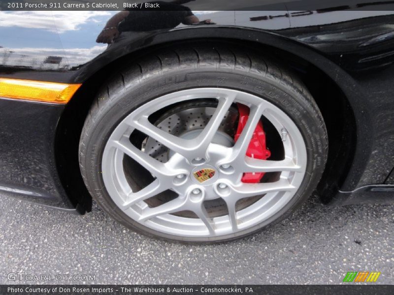 Black / Black 2011 Porsche 911 Carrera S Cabriolet
