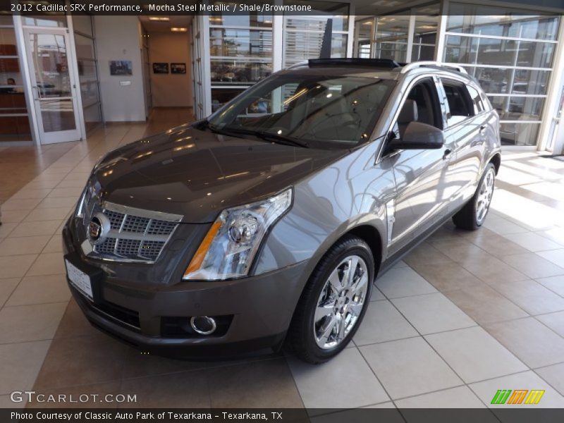 Mocha Steel Metallic / Shale/Brownstone 2012 Cadillac SRX Performance