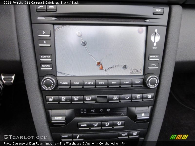 Black / Black 2011 Porsche 911 Carrera S Cabriolet