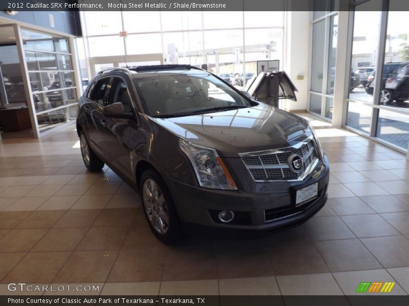 Mocha Steel Metallic / Shale/Brownstone 2012 Cadillac SRX Performance