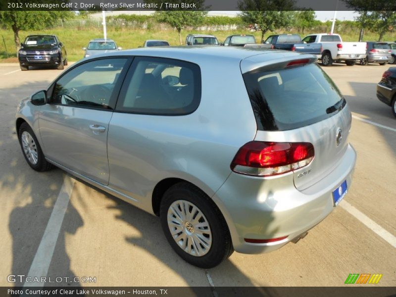 Reflex Silver Metallic / Titan Black 2012 Volkswagen Golf 2 Door