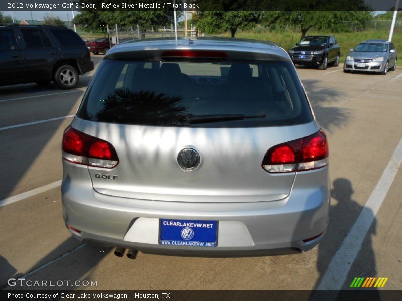 Reflex Silver Metallic / Titan Black 2012 Volkswagen Golf 2 Door