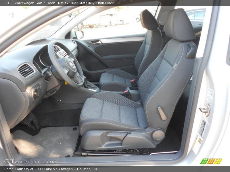 Reflex Silver Metallic / Titan Black 2012 Volkswagen Golf 2 Door