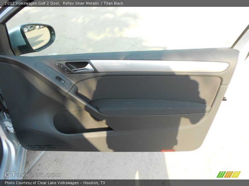 Reflex Silver Metallic / Titan Black 2012 Volkswagen Golf 2 Door