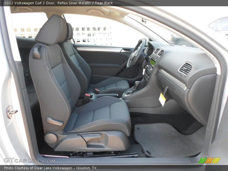  2012 Golf 2 Door Titan Black Interior