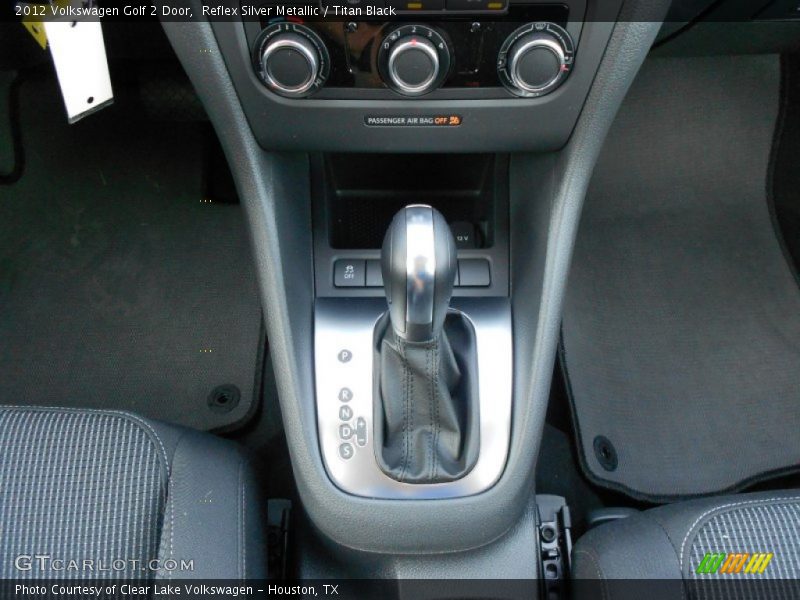  2012 Golf 2 Door 6 Speed Tiptronic Automatic Shifter