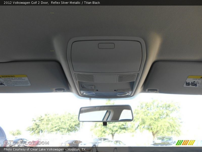 Reflex Silver Metallic / Titan Black 2012 Volkswagen Golf 2 Door
