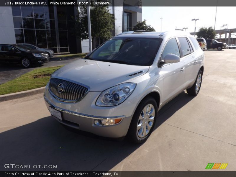 White Diamond Tricoat / Cashmere 2012 Buick Enclave FWD